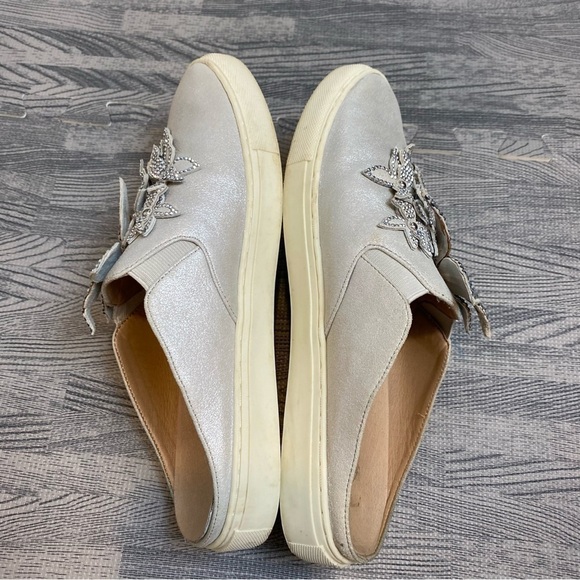 Antonio Melani Lorra Rhinestone Metallic Leather Sneaker Mule - Picture 5 of 15